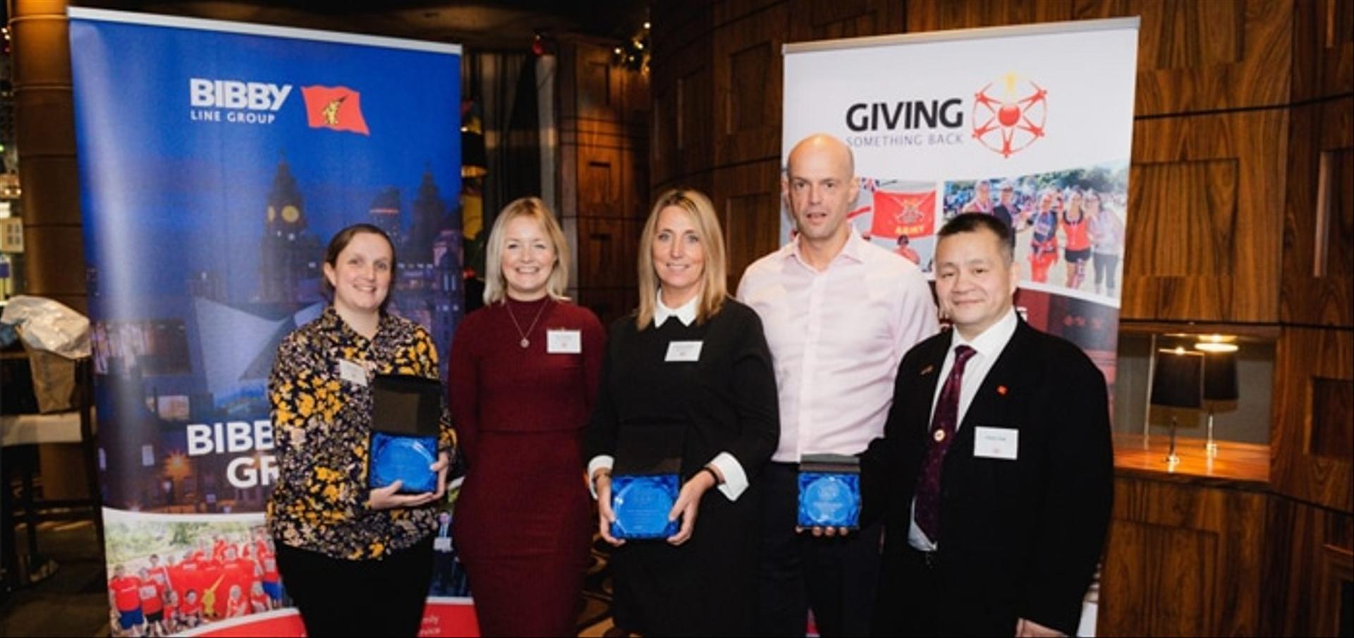 Bibby Distribution Trio Praised For Their Part In Marking £10 Million Milestone For Charity.