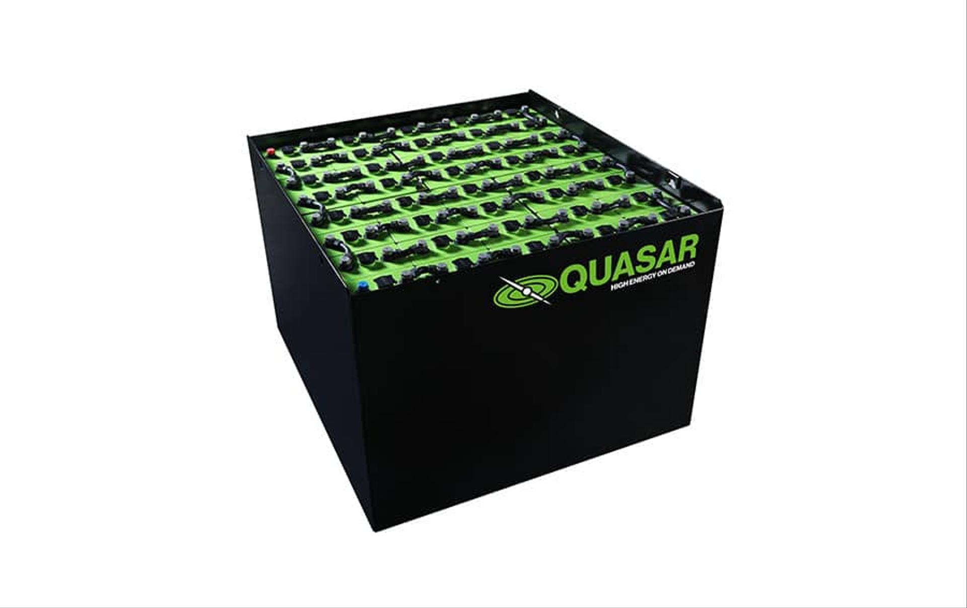 Revolutionary new QUASARTM batteries from Eternity Technologies offer longer running time, faster charging & improved performance for material handling applications.