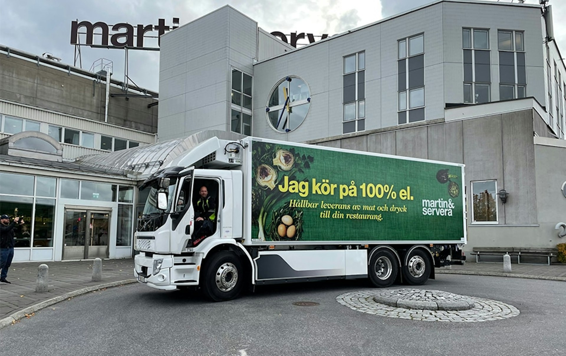 Frigoblock refrigerates Martin & Servera’s first 100% electric truck