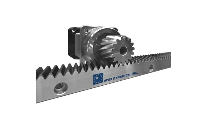 Apex Dynamics’ Innovative Curve For Rack And Pinion Technology.