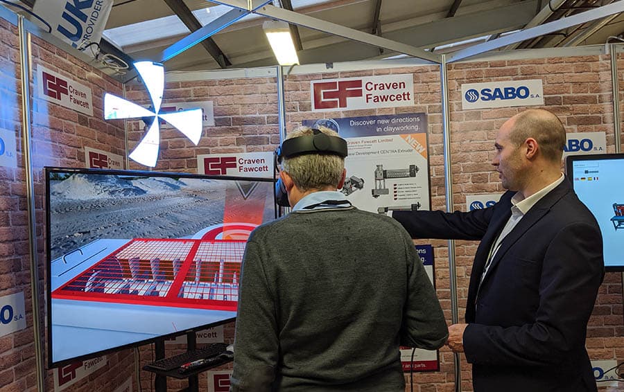 Craven Fawcett demonstrates clay preparation expertise at Ceramitec