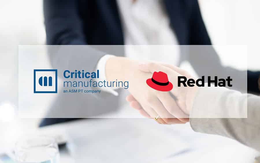 Critical Manufacturing collaborates with global powerhouse Red Hat to support the industrial landscape